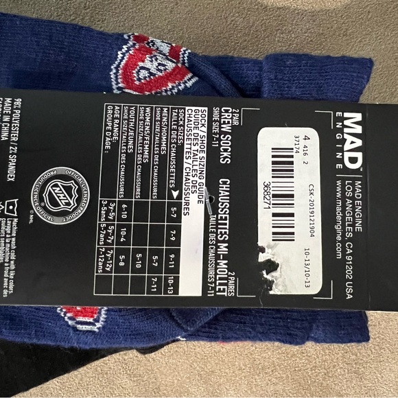 Montreal Canadiens socks - Picture 4 of 4